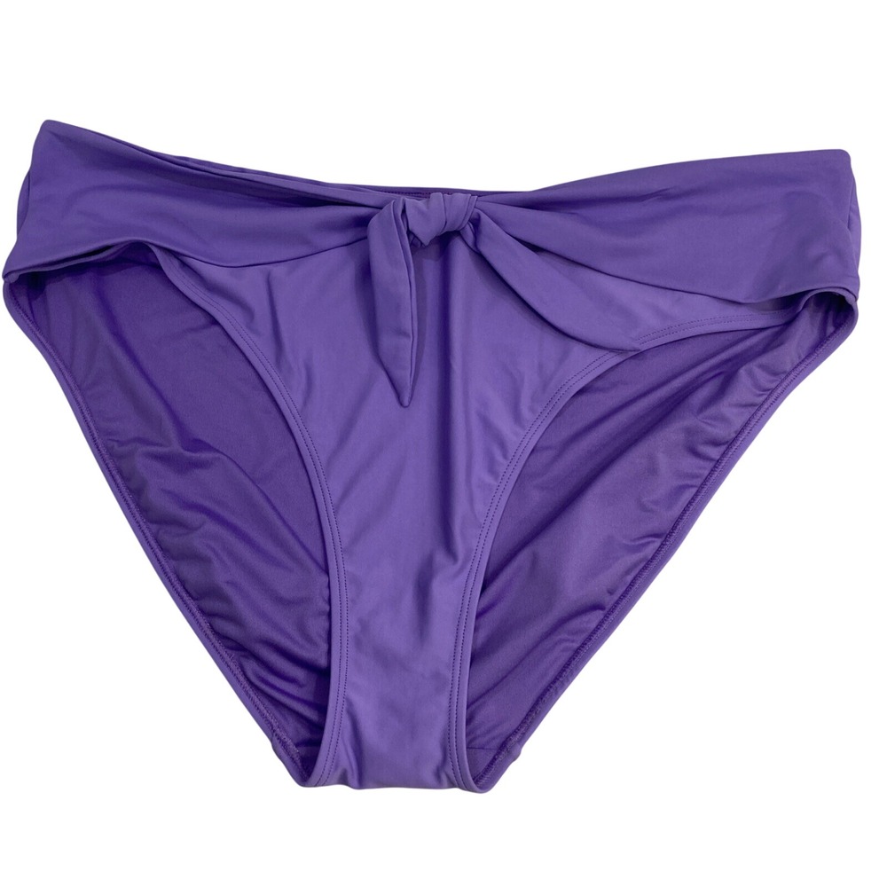 Old Navy Women 3X Purple Bikini Bottom High Rise Whimsical